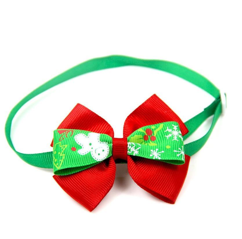 Christmas Pet Bow Tie Bow Tie Cat Dog Party Decoration Props