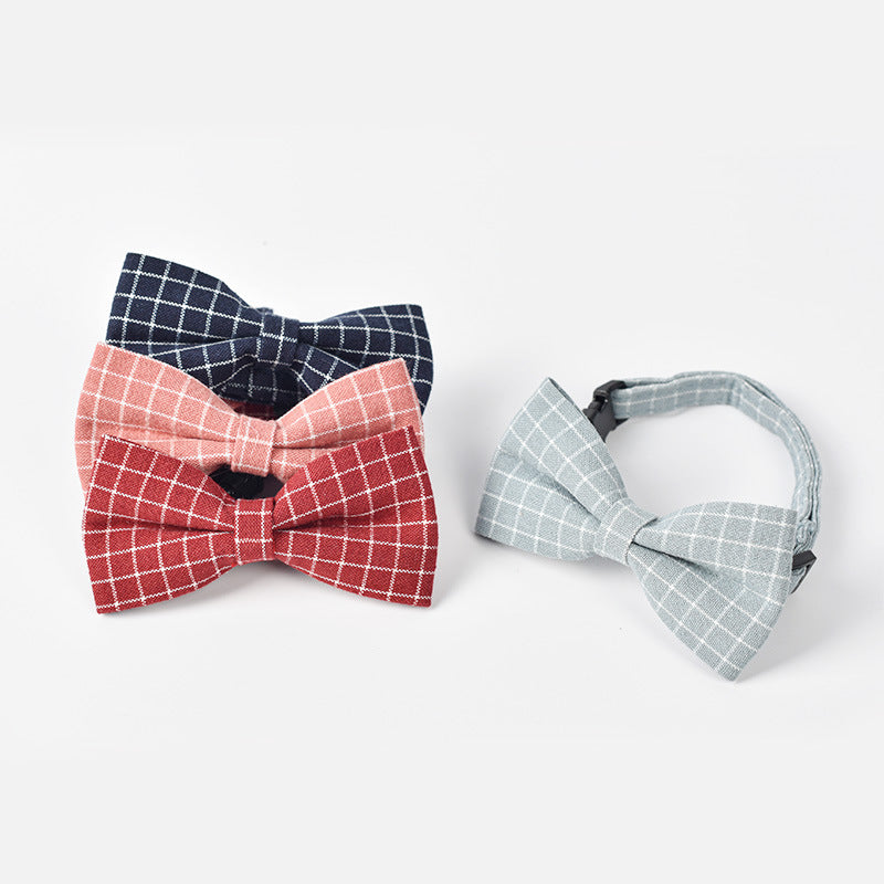British style child pet dog bow tie