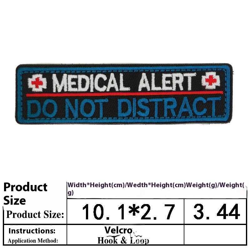 Pet Dog Accessories Embroidered Velcro New Pet Clothing Decorative Sticker Computer Embroidery Chapter