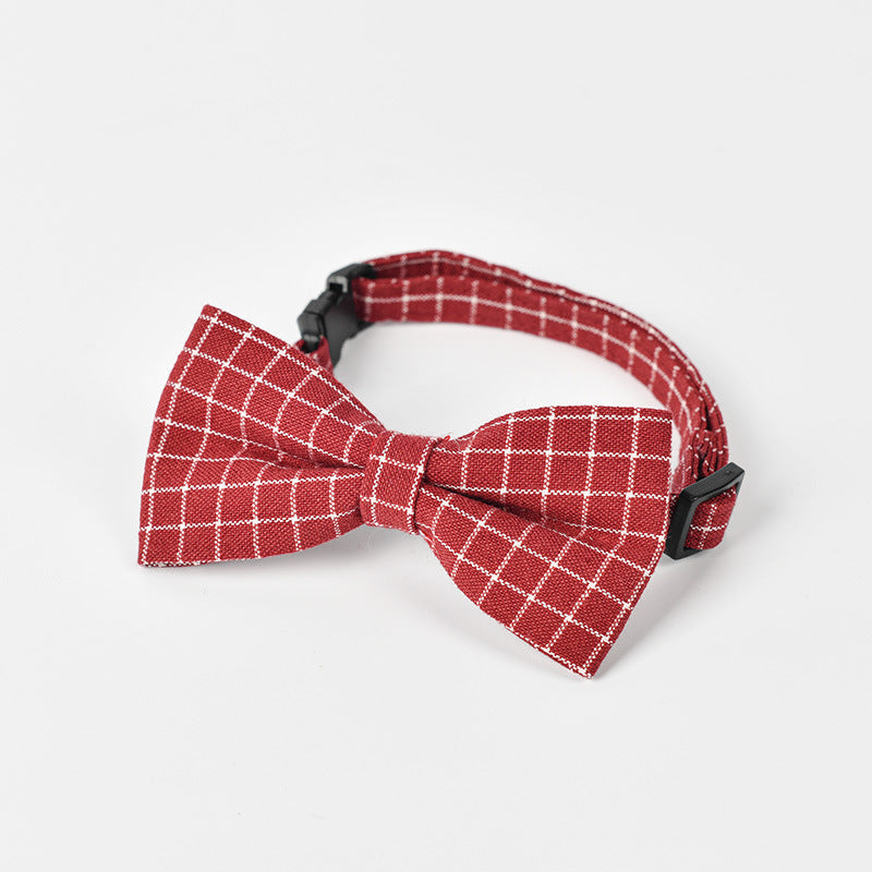 British style child pet dog bow tie