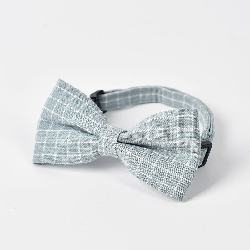 British style child pet dog bow tie