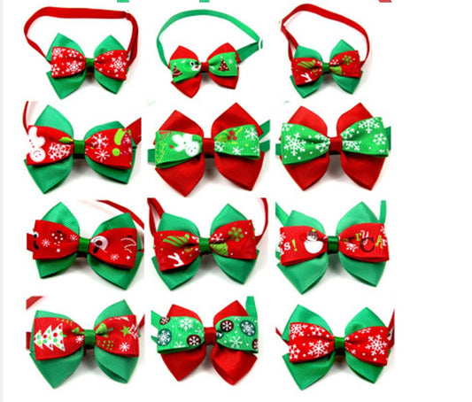 Christmas Pet Bow Tie Bow Tie Cat Dog Party Decoration Props