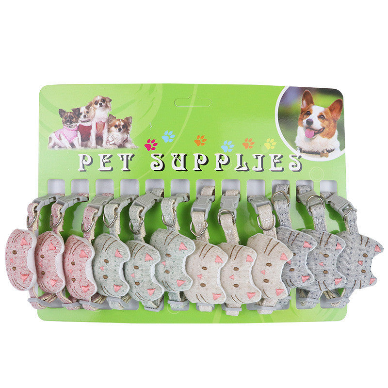 Cat Collar Multicolor Random Pet Tie