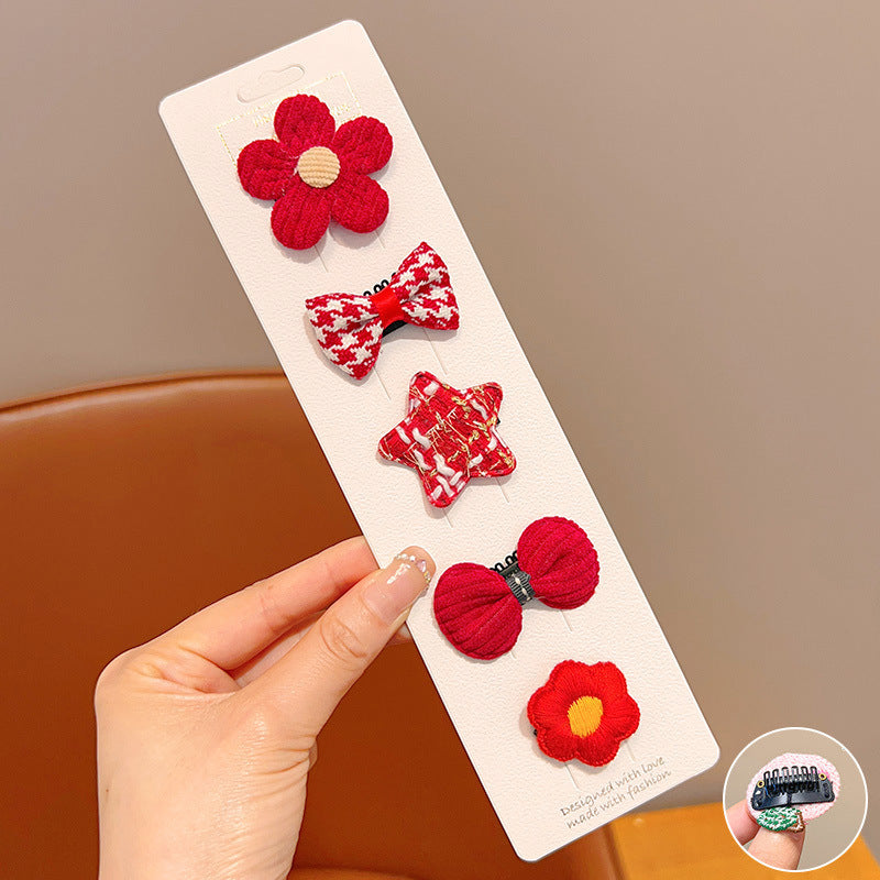 Portable Home Cartoon Creative Mini Dog Hairpin