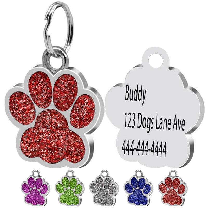 Pet Lover Gift Custom Dog Tag Personalized Flash