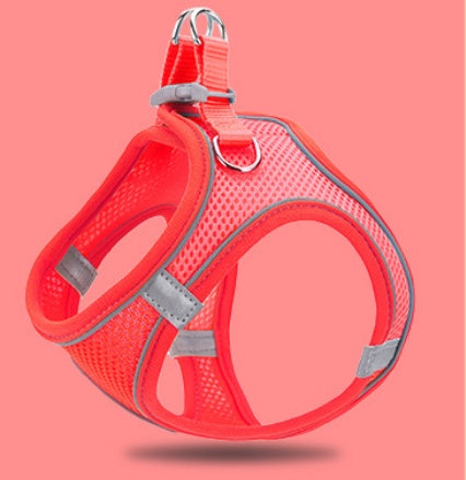 Pet Chest Strap Breathable Vest Reflective Traction Rope Suit