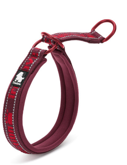 Truelove Pet Dog Collar Traction Diving Fabric Adjustable Reflective Soft Foreign Trade Cross-border Amazon