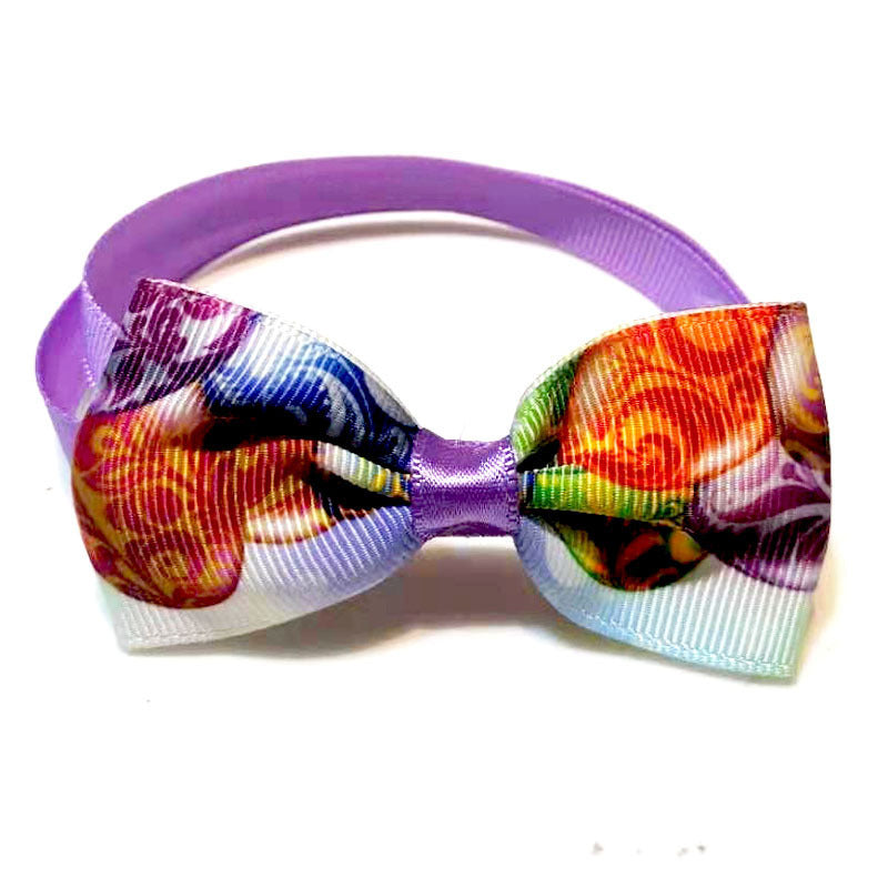 New Easter Pet Bow Tie Headwear Set