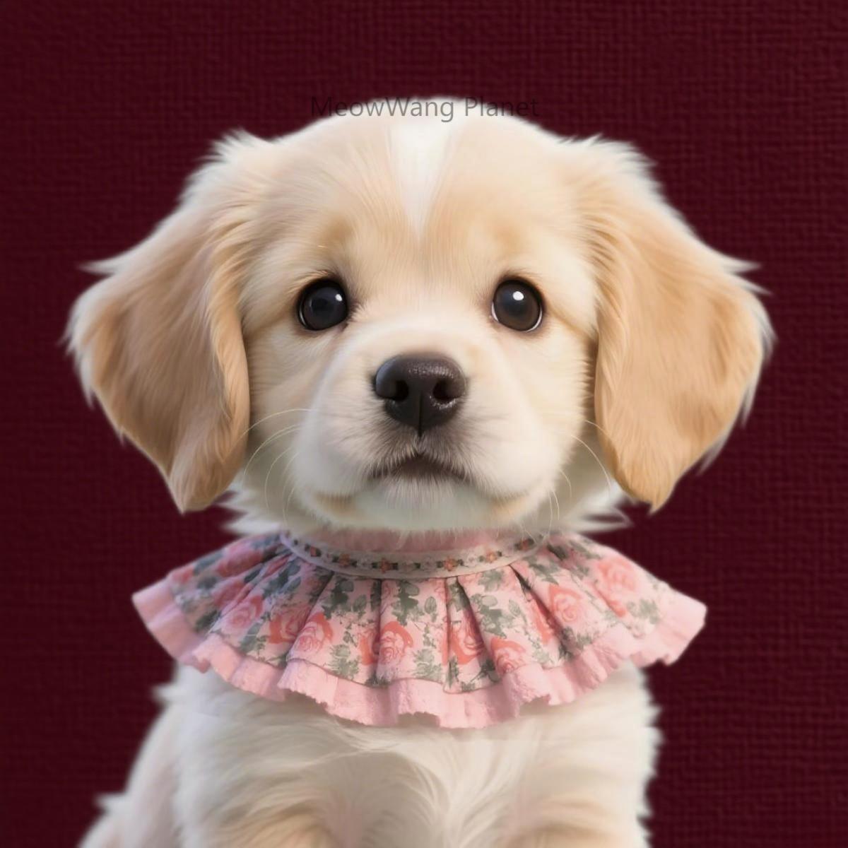 Spring Floral Pet Bandana Handmade Cotton Bib For Cats Small Dogs Luxury Pet Gift