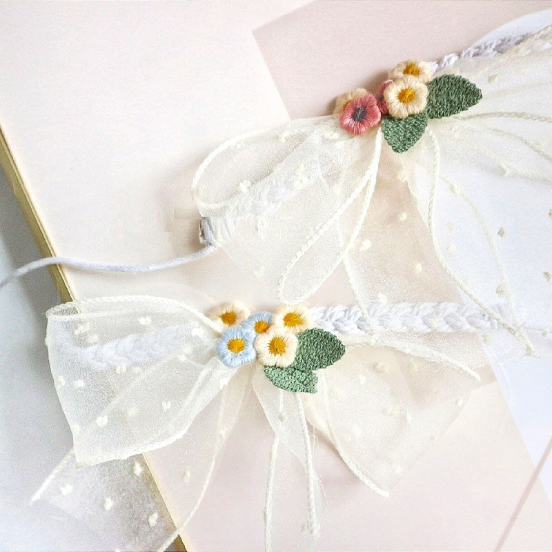 Pet Original Small Dog Necklace Bow Jewelry