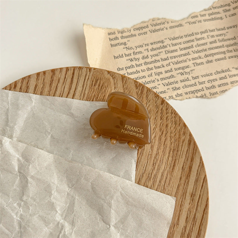 Love Small Jaw Back Hairpin Shark Clip