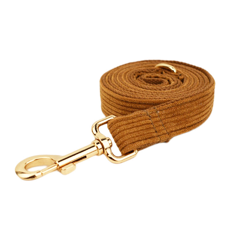 Caramel Corduroy Corduroy Pet Collar