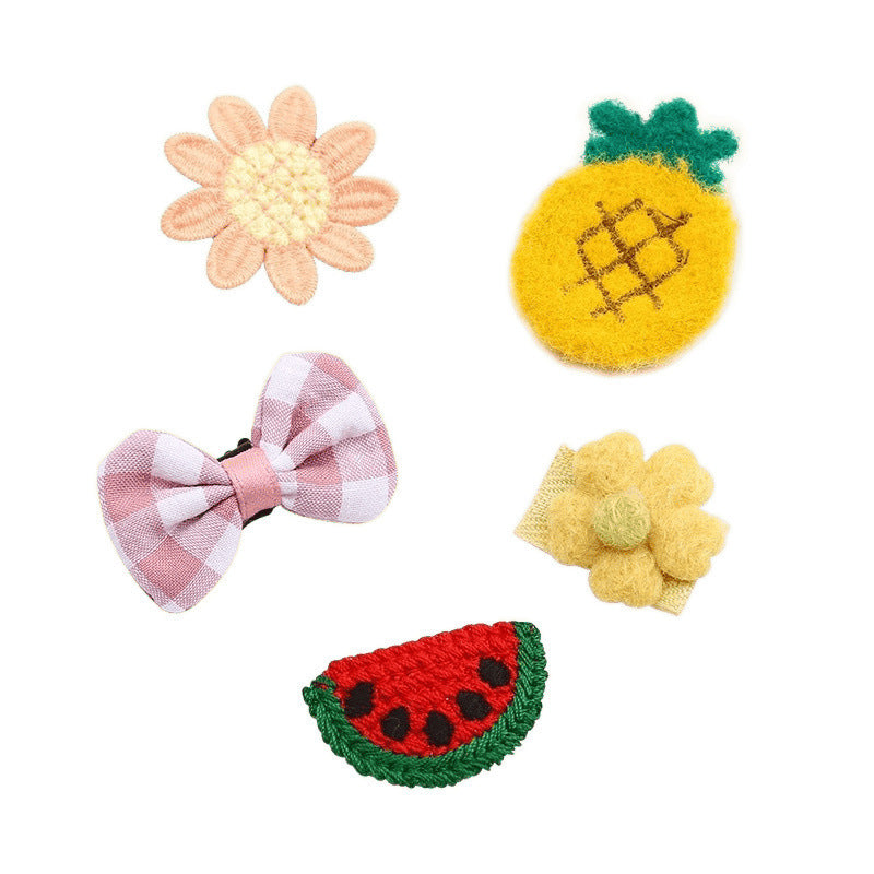 Portable Home Cartoon Creative Mini Dog Hairpin