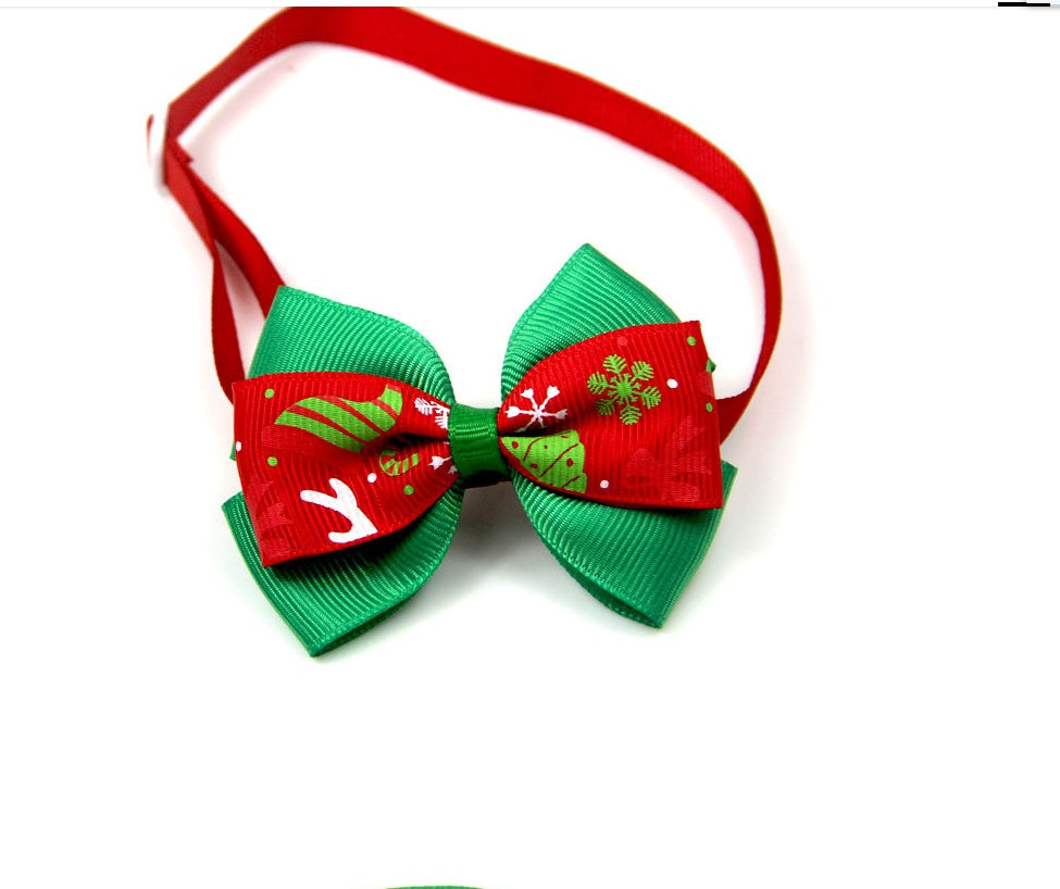 Christmas Pet Bow Tie Bow Tie Cat Dog Party Decoration Props