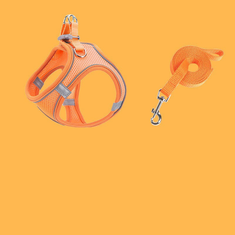 Pet Chest Strap Breathable Vest Reflective Traction Rope Suit