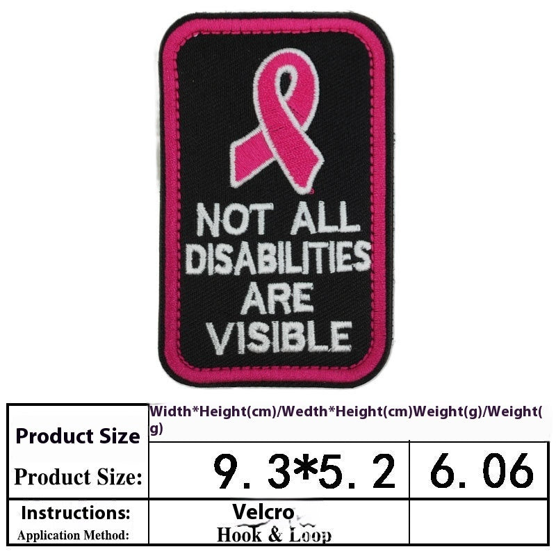 Pet Dog Accessories Embroidered Velcro New Pet Clothing Decorative Sticker Computer Embroidery Chapter