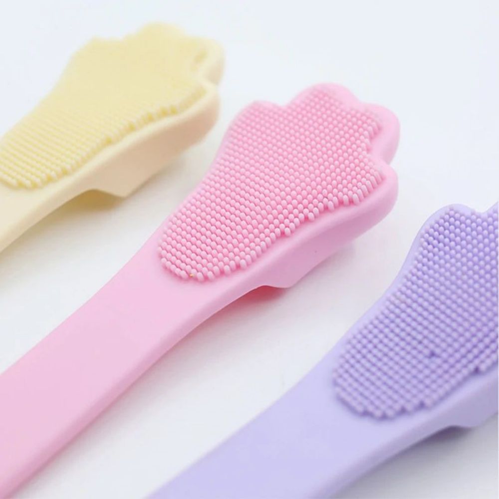 Silicone Toothbrush For Pets Food Grade Oral Cleaning Tool Finger Cover Toothbrush For Dogs And Cats
