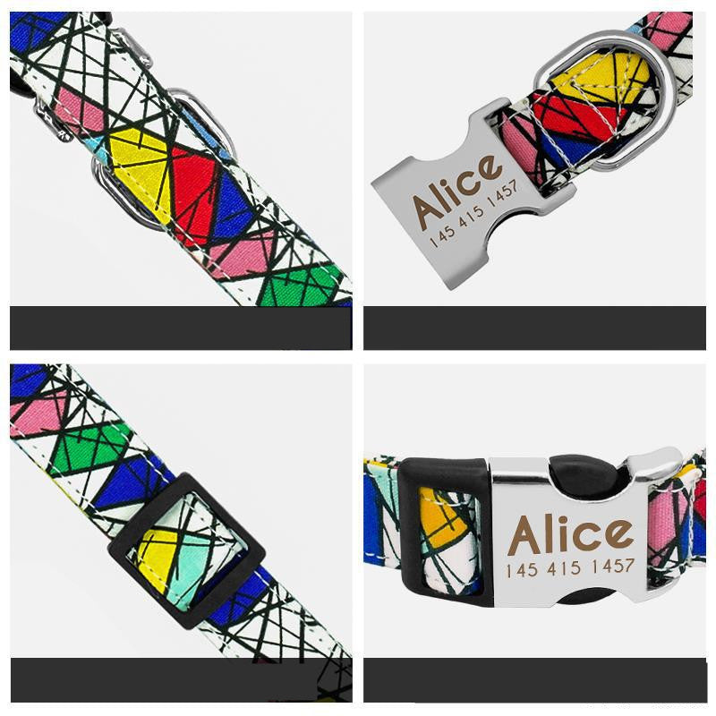 Pet Collar Lettering Large Dog Pet Dog Neck