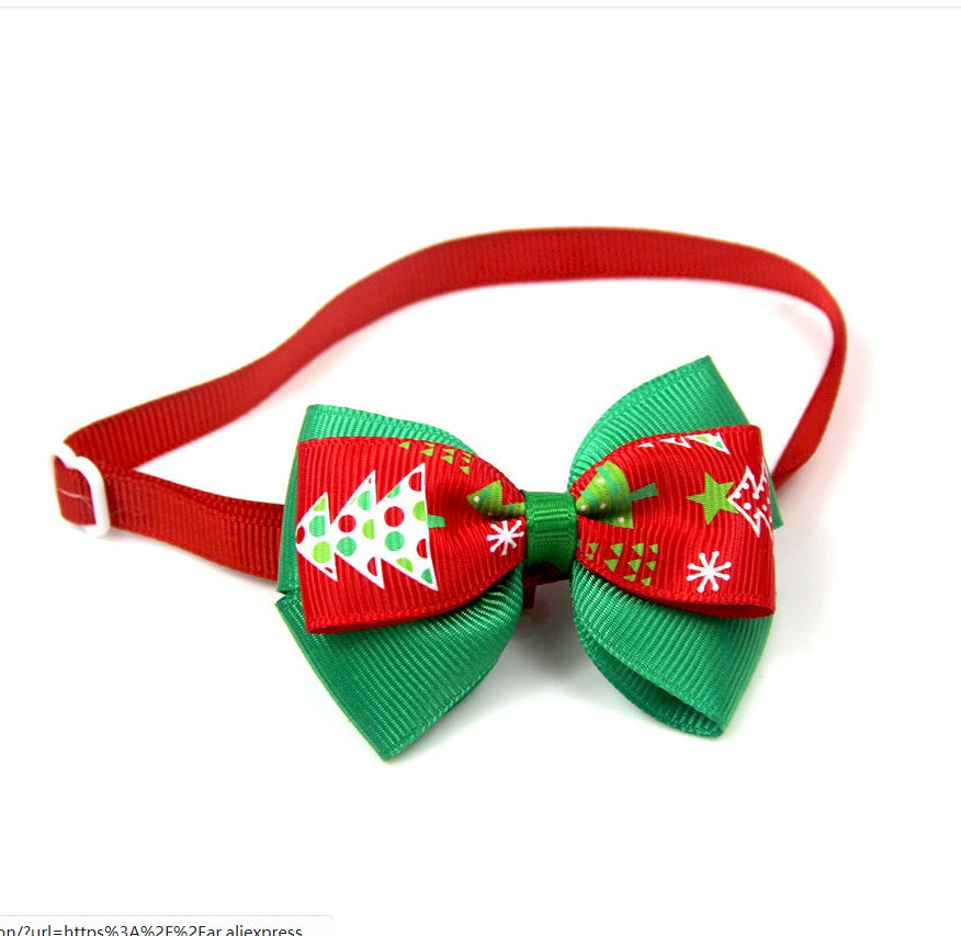 Christmas Pet Bow Tie Bow Tie Cat Dog Party Decoration Props