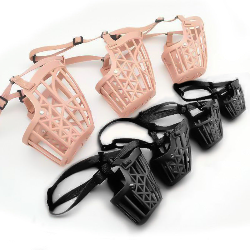 Anti-bark Anti-bite Eating Casually Dog Mask Non-grinding Mouth Small And Medium Size Dog Pet Mouth Cover