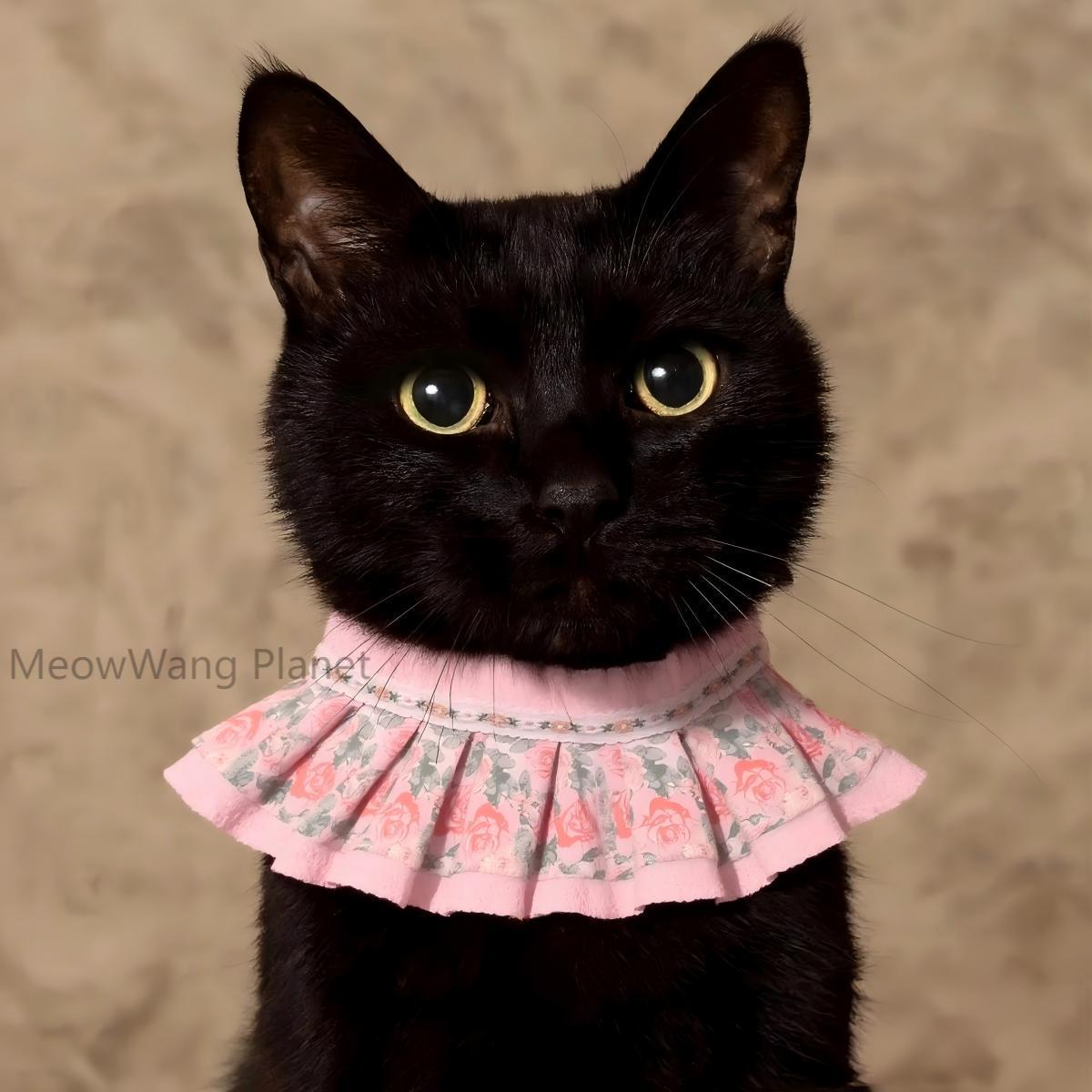 Spring Floral Pet Bandana Handmade Cotton Bib For Cats Small Dogs Luxury Pet Gift